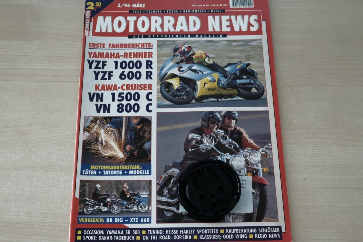 Deckblatt Motorrad News (03/1996)